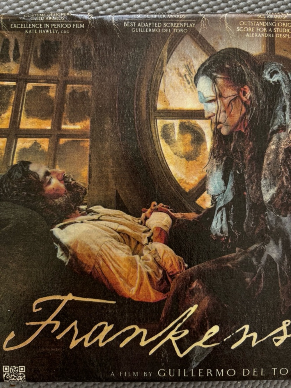 Frankenstein Movie Poster Decoupage on canvas - Guillermo del Toro - Picture 4 of 5
